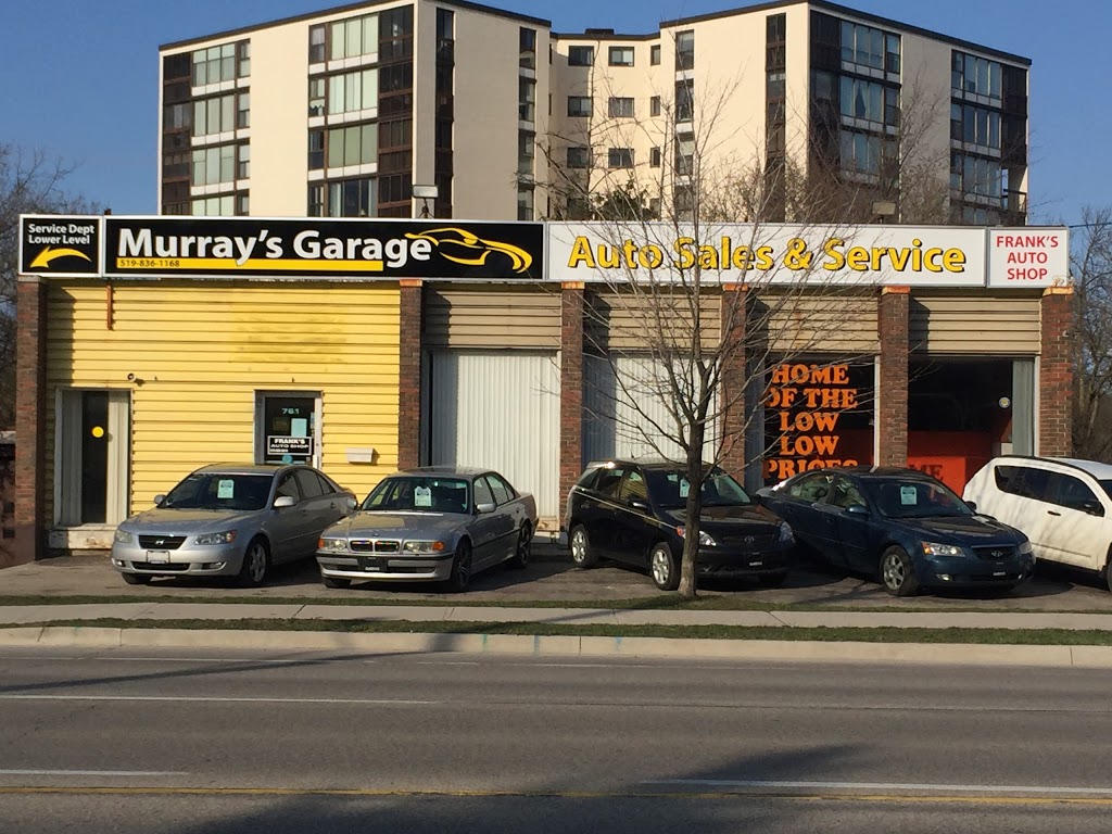 Murrays Garage & Auto Sales | 761 Woolwich St, Guelph, ON N1H 3Z2, Canada | Phone: (519) 836-1168
