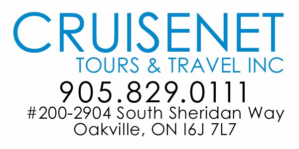 Cruisenet Tours & Travel Inc | 2904 S Sheridan Way, Oakville, ON L6J 7L7, Canada | Phone: (905) 829-0111