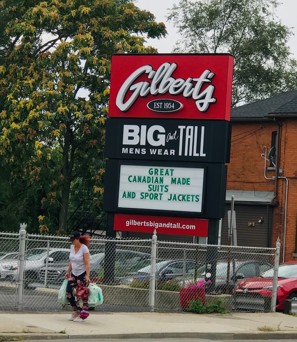 Gilberts Big & Tall Mens Shop | 439 King St W, Hamilton, ON L8P 1B8, Canada | Phone: (905) 528-8238