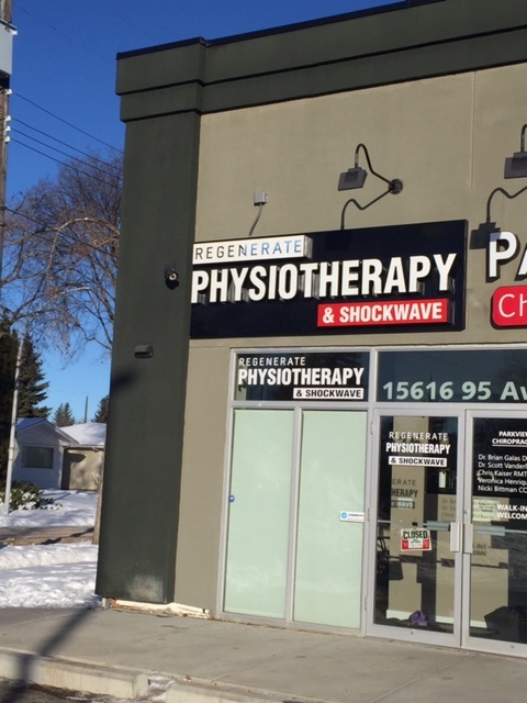 Regenerate Physiotherapy & Shockwave Edmonton | 15616 95 Ave NW, Edmonton, AB T5P 0A4, Canada | Phone: (780) 705-5774