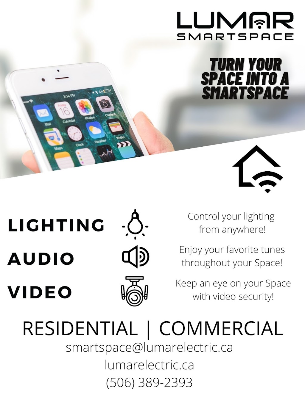 LuMar SmartSpace | 116 Rooney Crescent, Moncton, NB E1A 4M3, Canada | Phone: (506) 389-2393
