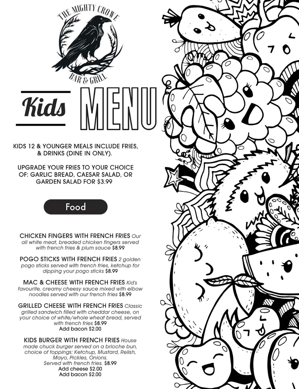 The Mighty Crowe Bar & Grill | 239 Station Rd, Marmora, ON K0K 2M0, Canada | Phone: (613) 472-5555