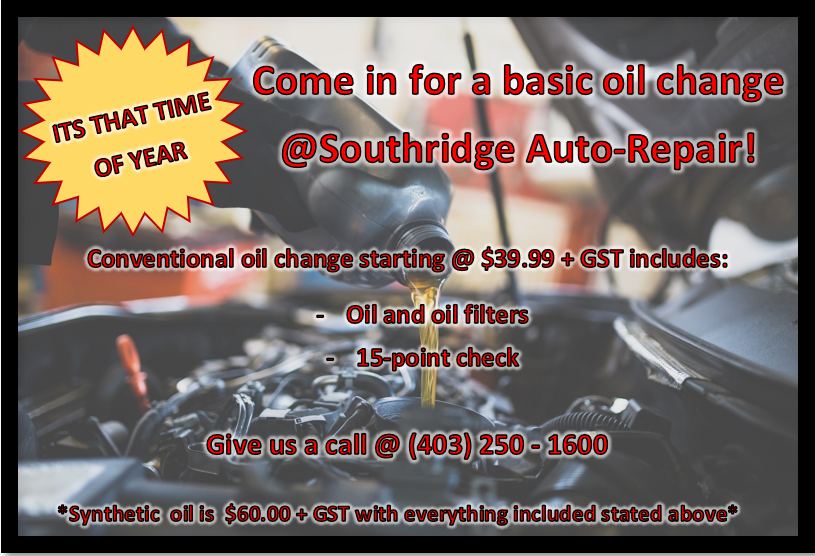 Southridge Auto Repair Centre (1985) Ltd | 3501A 23 St NE #105, Calgary, AB T2E 6V8, Canada | Phone: (403) 250-1600