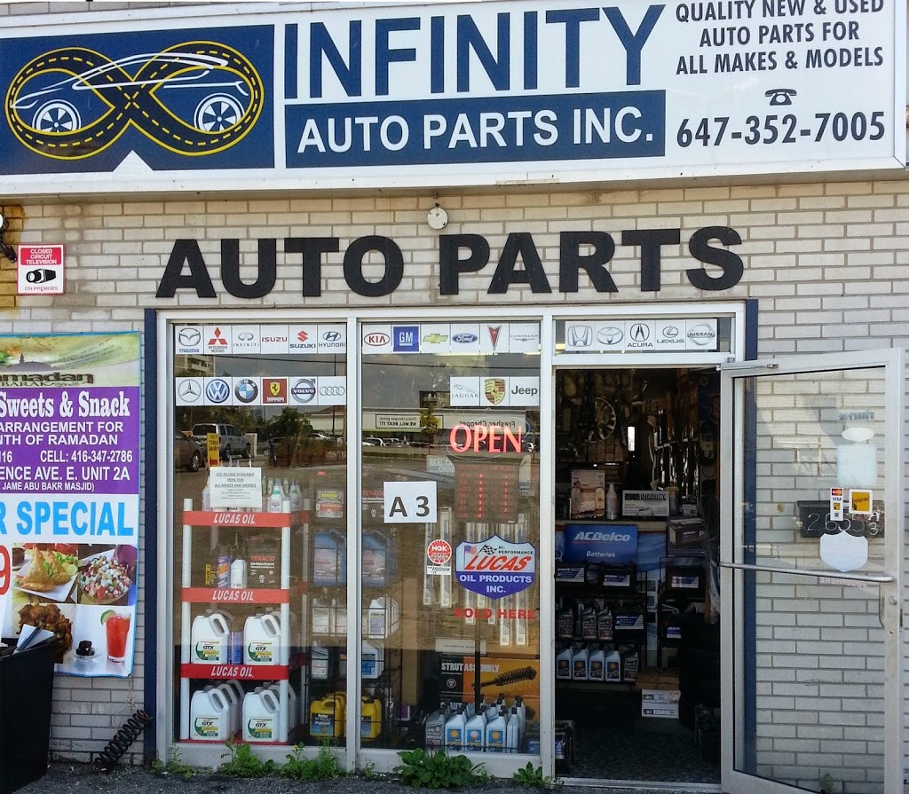 INFINITY AUTO PARTS INC. | 2655 Lawrence Ave E, Scarborough, ON M1P 2S3, Canada | Phone: (647) 352-7005