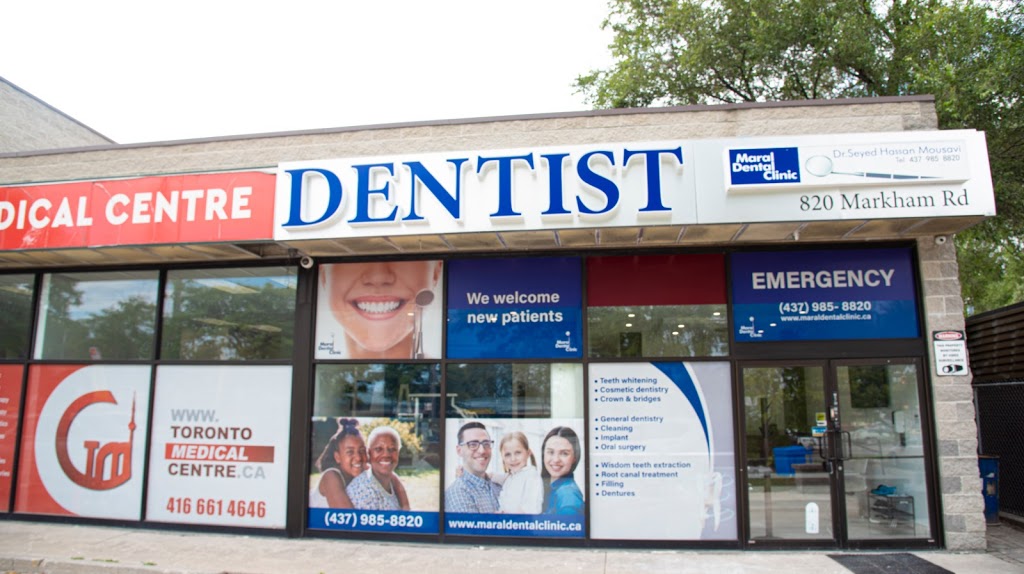 Maral Dental Clinic | 820 Markham Rd, Scarborough, ON M1H 2Y2, Canada | Phone: (437) 985-8820