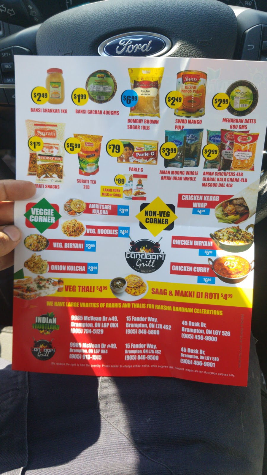 Indian FrootLand | 9985 McVean Dr #49, Brampton, ON L6P 0K4, Canada | Phone: (905) 794-5129