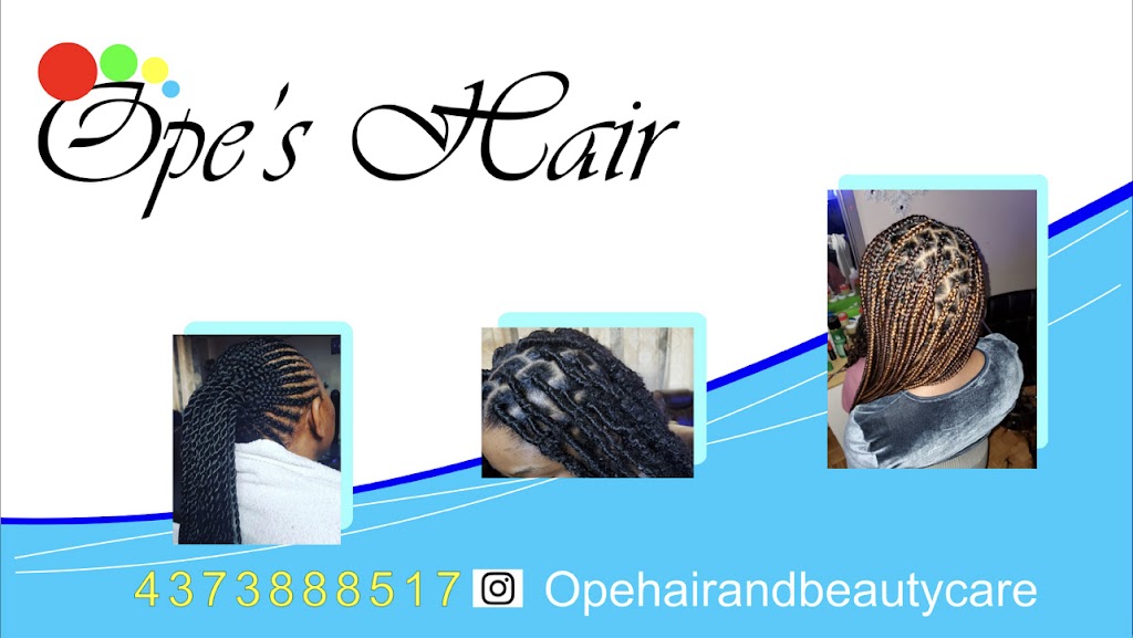 Ope Hair & Beauty Care Salon | 1107 Tall Pine Ave, Oshawa, ON L1K 2Y1, Canada | Phone: (437) 388-8517
