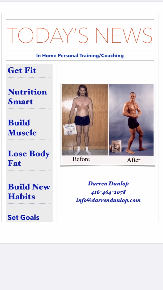Darren Dunlop Fitness And Lifestyle Management | 3311 Bathurst St, North York, ON M6A 2B5, Canada | Phone: (416) 464-2078