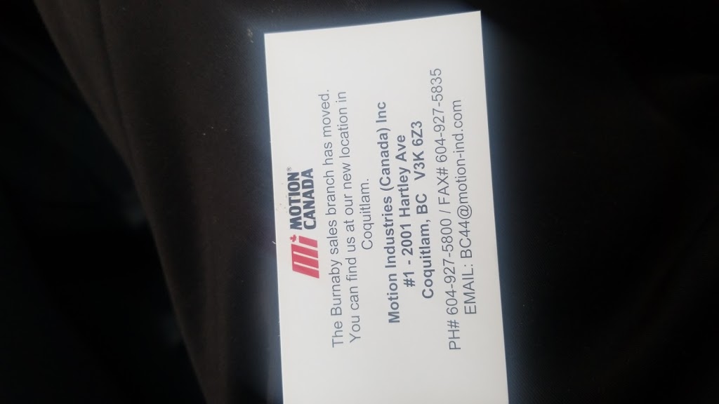 Motion Canada Corporate 8985 Fraserwood Ct, Burnaby, BC V5J 5E8, Canada