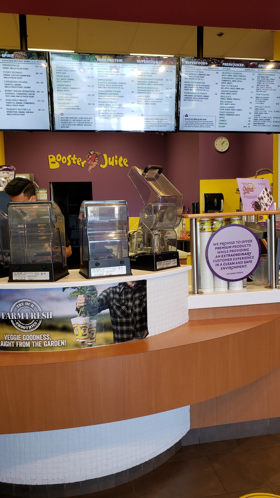 Booster Juice | Heritage Greene, 1791 Stone Church Rd E Unit #4006, Stoney Creek, ON L8J 0B4, Canada | Phone: (905) 560-9444