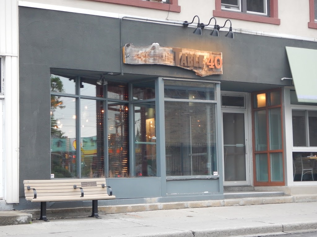 Table 40 at Fraser Café | 7 Springfield Rd, Ottawa, ON K1M 1C8, Canada | Phone: (613) 749-1444