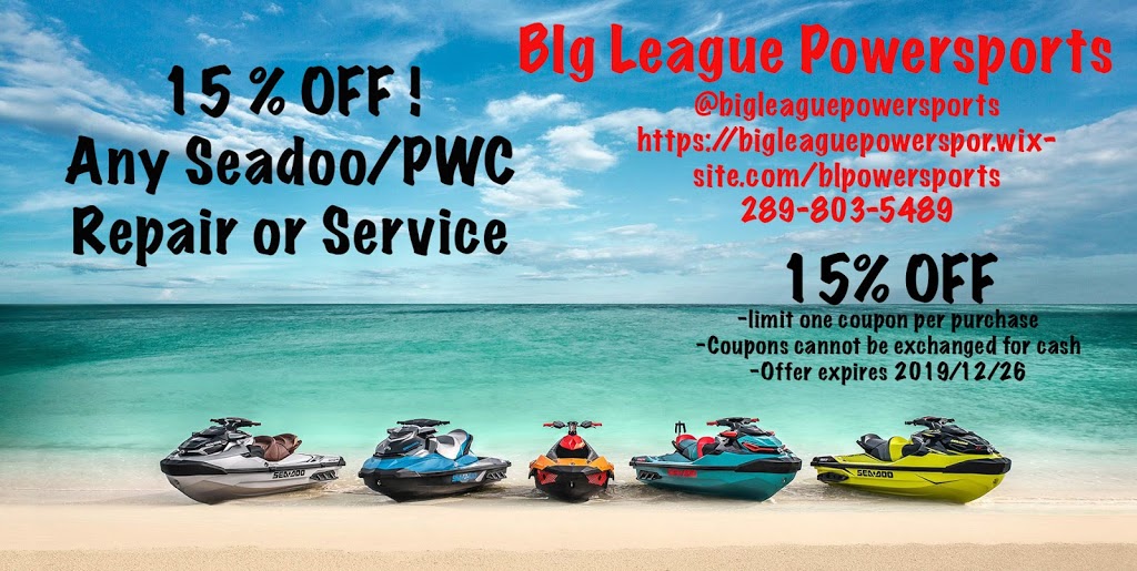 Big League Powersports | 349 Marlborough St, Brantford, ON N3S 4T9, Canada | Phone: (289) 803-5489