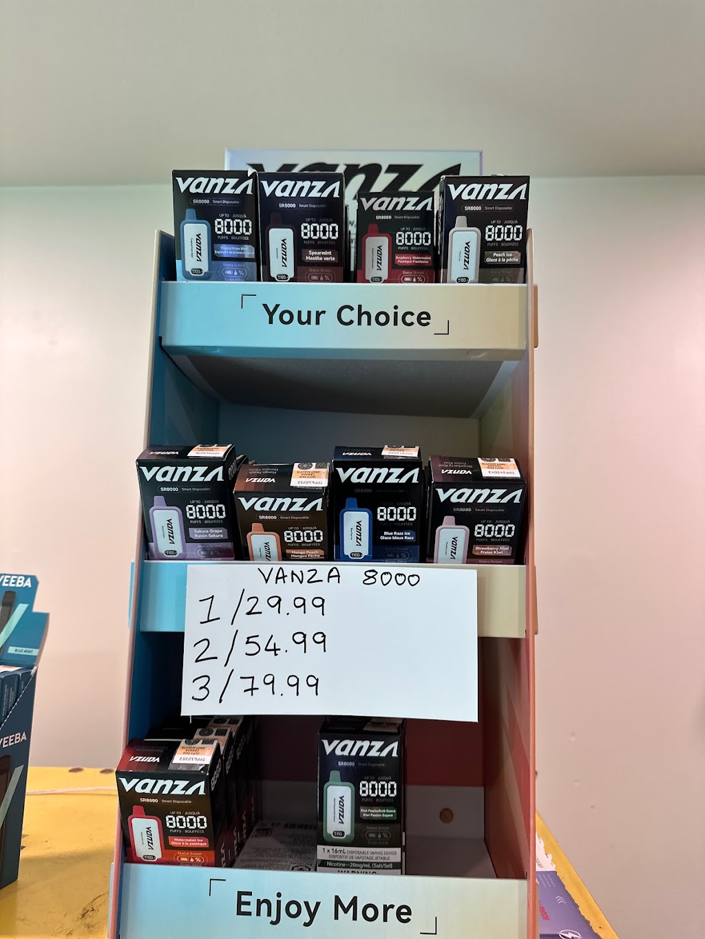 The Vapours Den | 93 Baldwin St, Belleville, ON K8P 2V5, Canada | Phone: (613) 689-4999