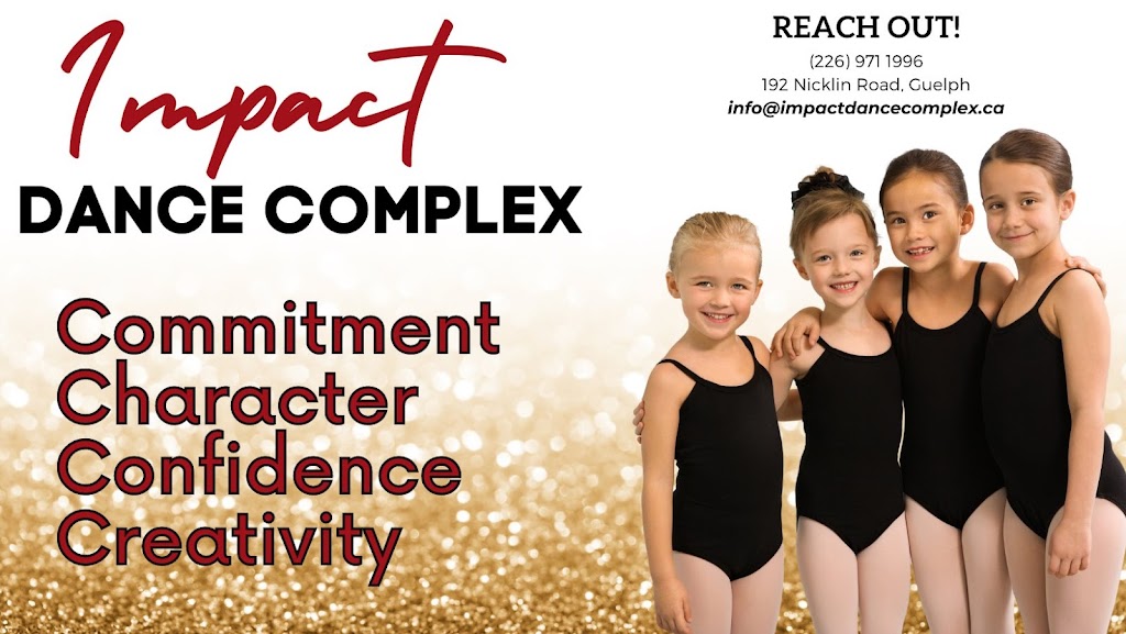 Impact Dance Complex | 192 Nicklin Rd, Guelph, ON N1H 7L5, Canada | Phone: (519) 767-0646