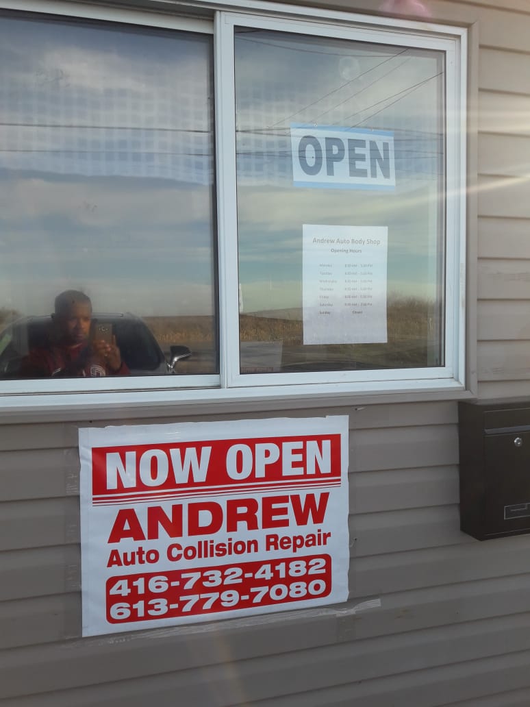 Andrew Auto Collision Repair | 503 Moira St W, Belleville, ON K8N 4Z2, Canada | Phone: (416) 732-4182