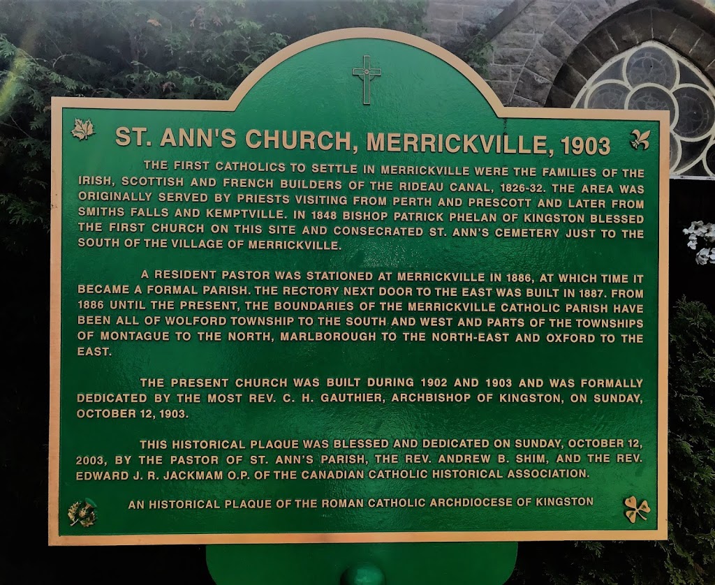 St. Anns Church | 230 Main St W, Merrickville, ON K0G 1N0, Canada | Phone: (613) 269-4220