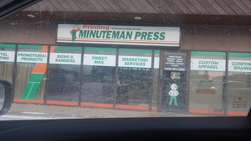 Minuteman Press | 2-2816 21 St NE, Calgary, AB T2E 7K9, Canada | Phone: (403) 291-2269