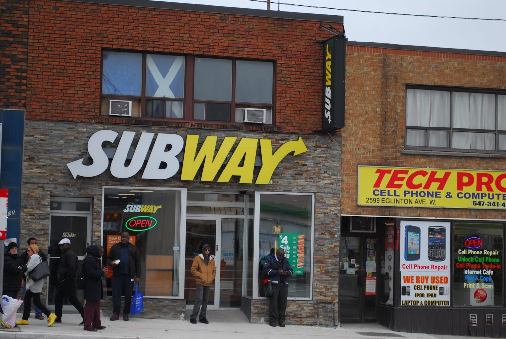 Subway | 2597 Eglinton Ave W, York, ON M6M 1T3, Canada | Phone: (416) 410-7827