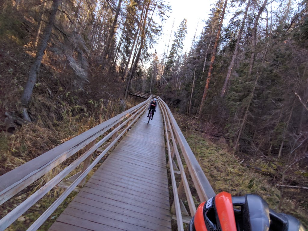 Wooden Walkway | 13758 Valleyview Dr NW, Edmonton, AB T5R 5T8, Canada