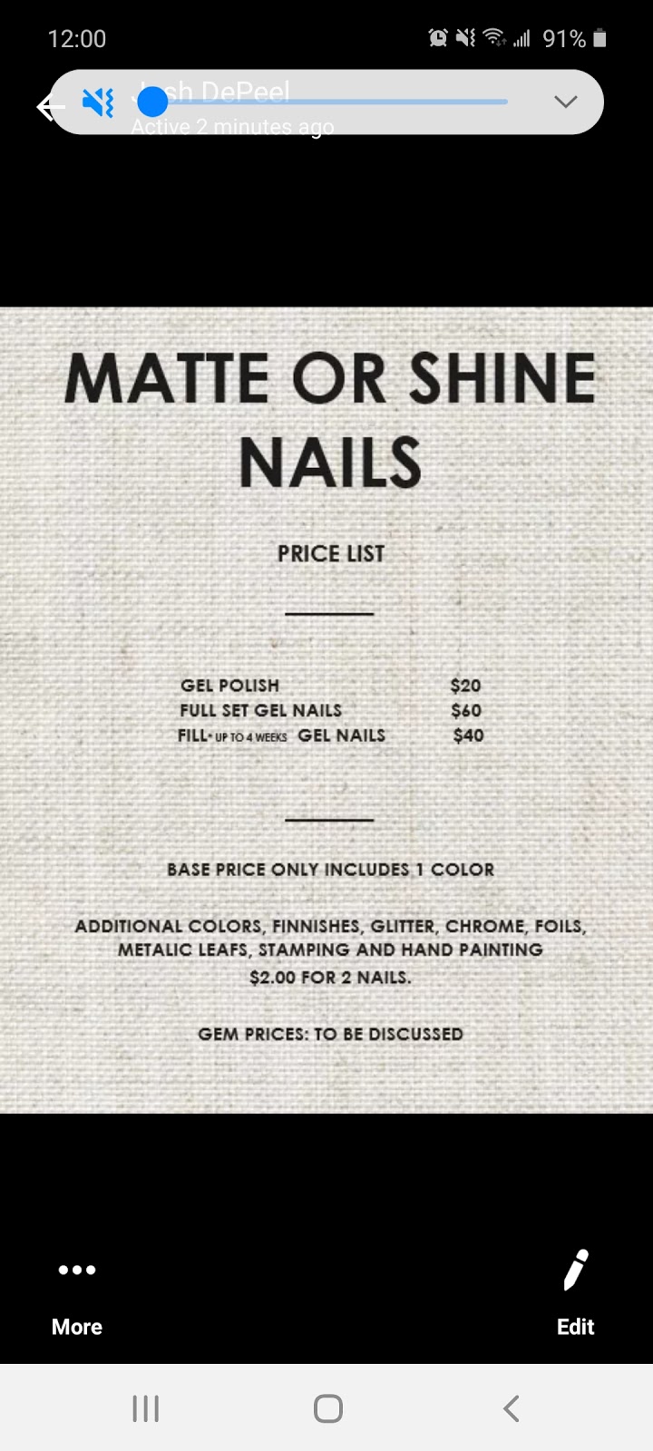 Matte or Shine Nails | 6 30 St E, Prince Albert, SK S6V 1Y9, Canada | Phone: (306) 980-2357