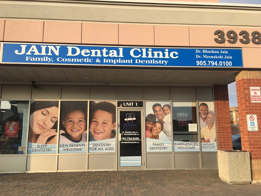 Jain Dental Clinic | 3938 Cottrelle Blvd Unit 1, Brampton, ON L6P 2R1, Canada | Phone: (905) 794-0100