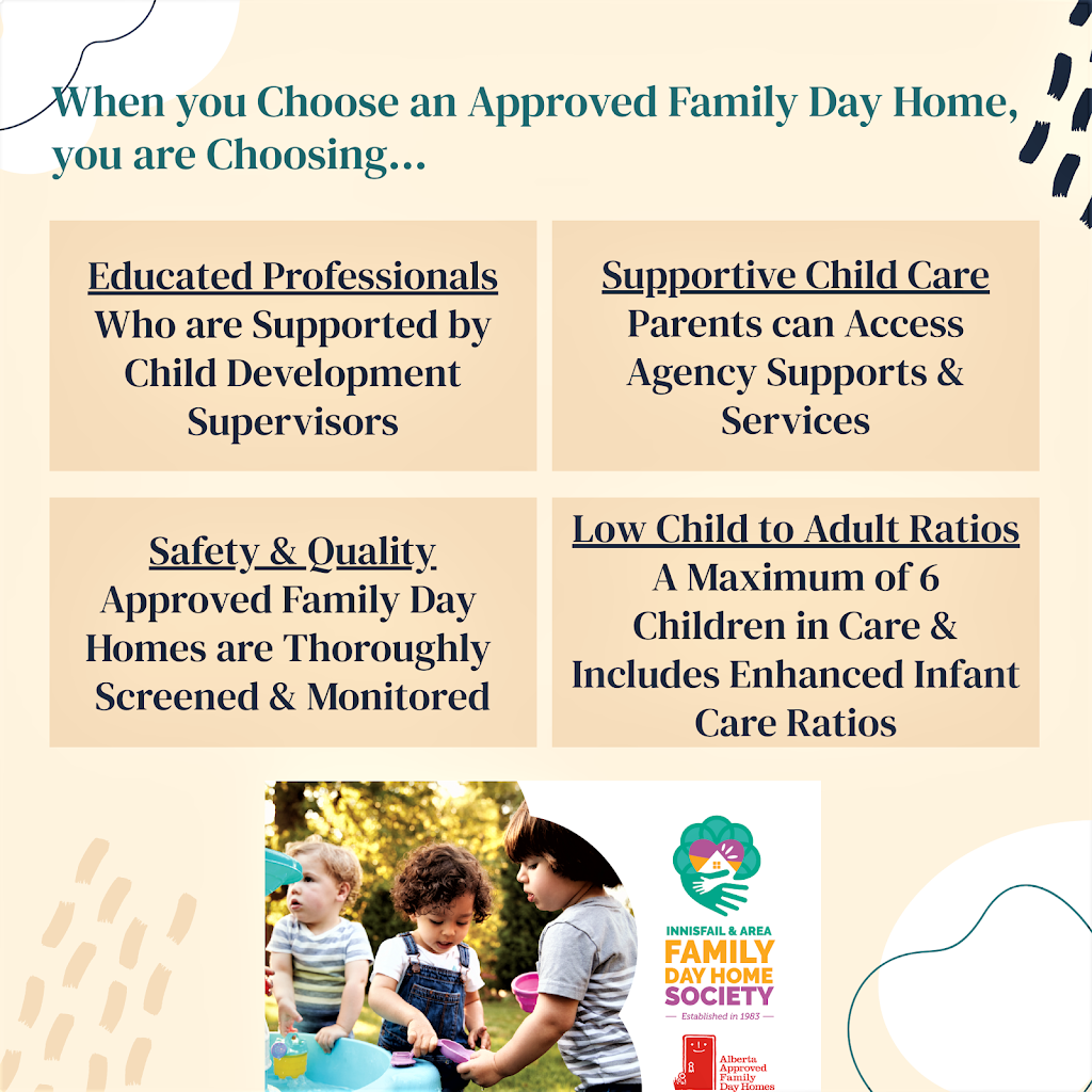 Innisfail & Area Family Day Home Society | 5713 51 Ave, Innisfail, AB T4G 1R4, Canada | Phone: (403) 227-2767
