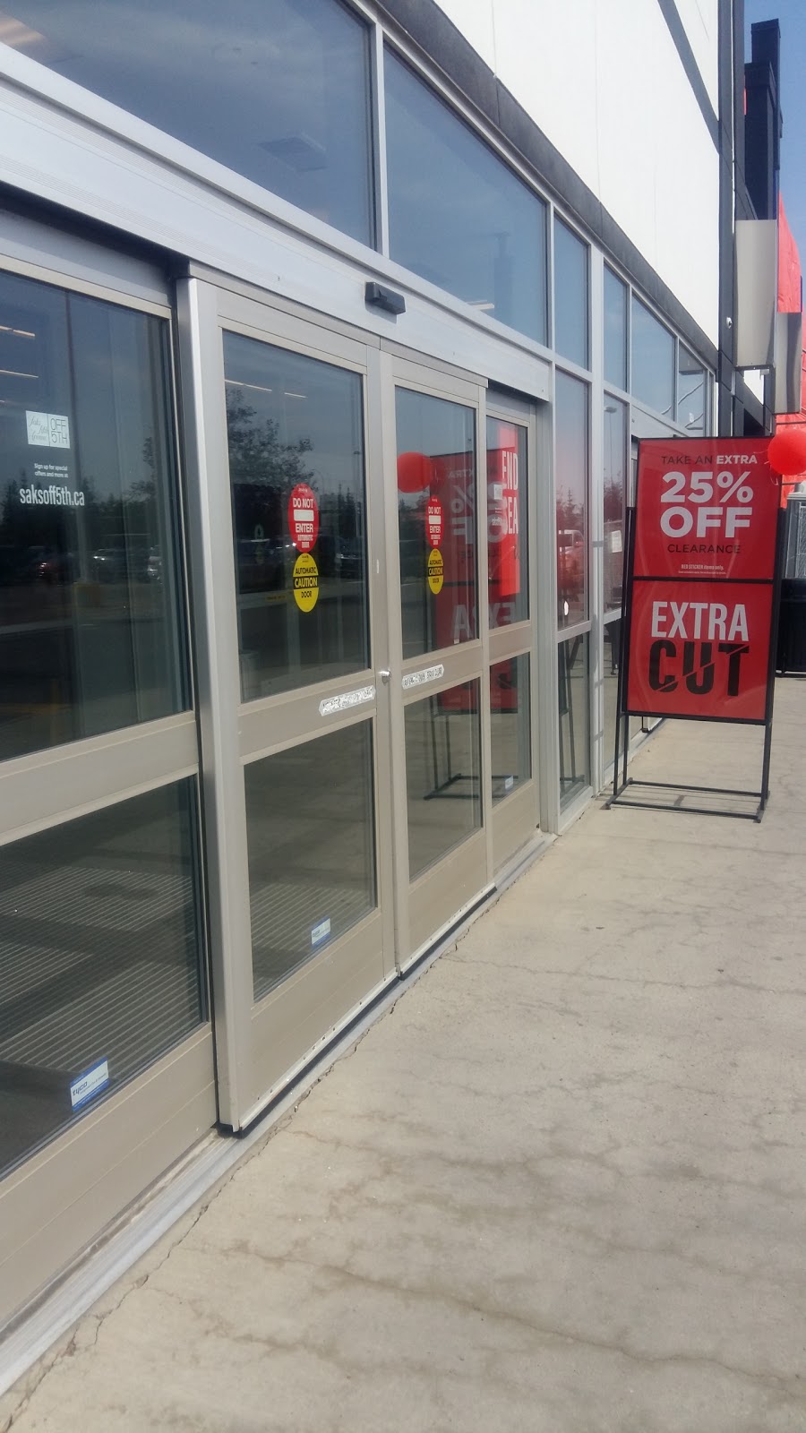Saks OFF 5TH | 13554 137 Ave NW, Edmonton, AB T5L 5E9, Canada | Phone: (780) 456-8006