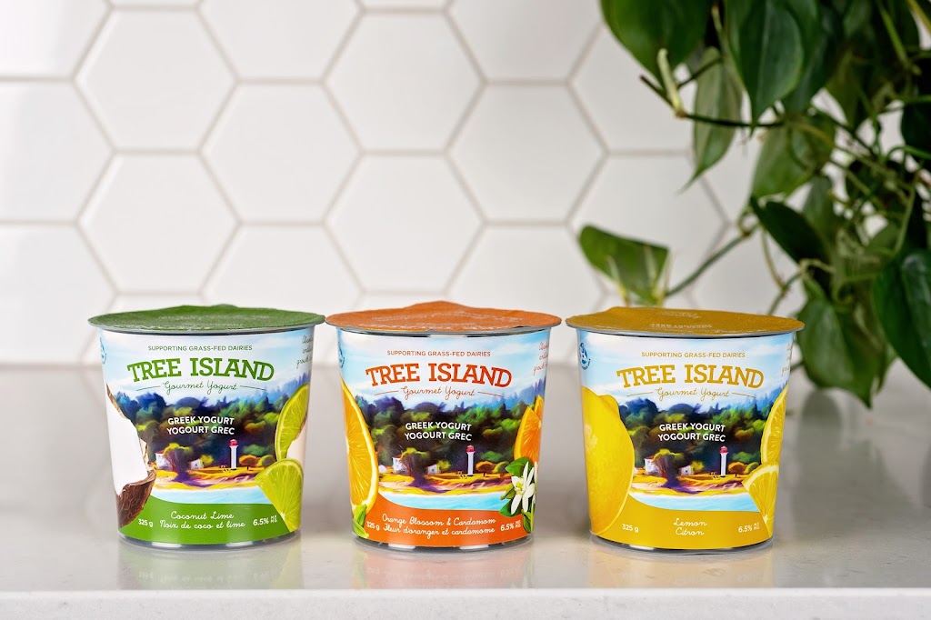 Tree Island Gourmet Yogurt | 2800 Beck Ave, Cumberland, BC V0R 1S0, Canada | Phone: (250) 334-0608
