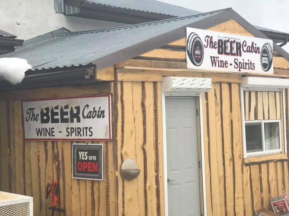 The Beer Cabin | WE ARE NOW LOCATED BESIDE THE FAS GAS, #1 Stuart St, Nordegg, AB T0M 2H0, Canada | Phone: (403) 895-3455