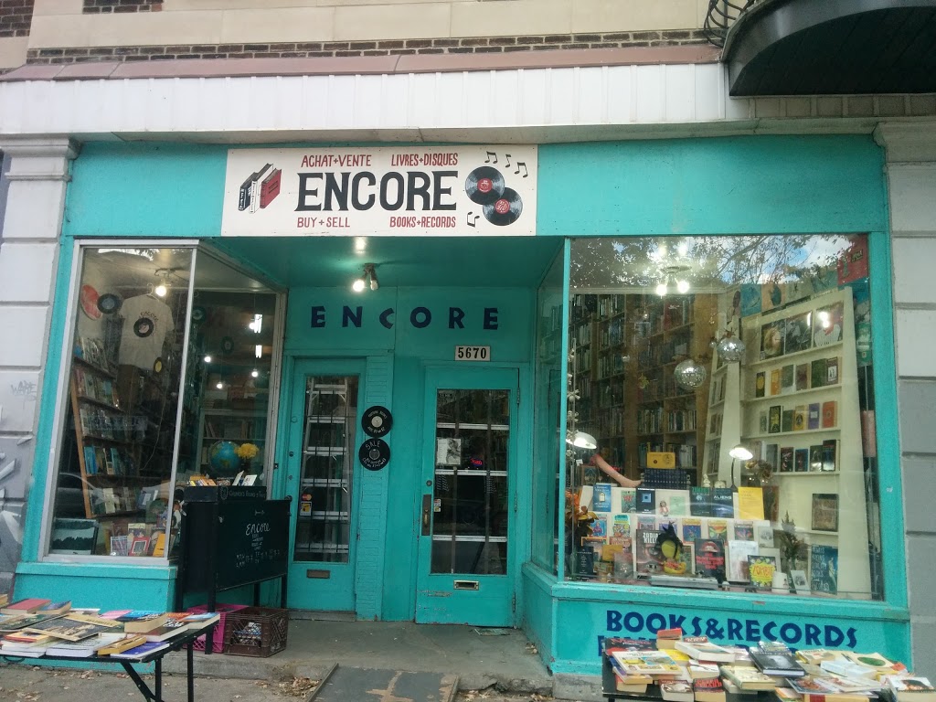 Encore Books & Records | 5670 Rue Sherbrooke Ouest, Montréal, QC H4A 1W7, Canada | Phone: (514) 482-5100