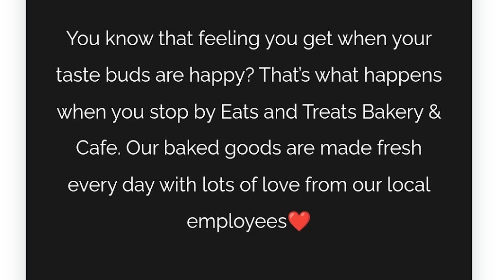 Eats & Treats Bakery and Cafe | 1465 St Margarets Bay Rd, Lakeside, NS B3T 1B3, Canada | Phone: (902) 277-4004