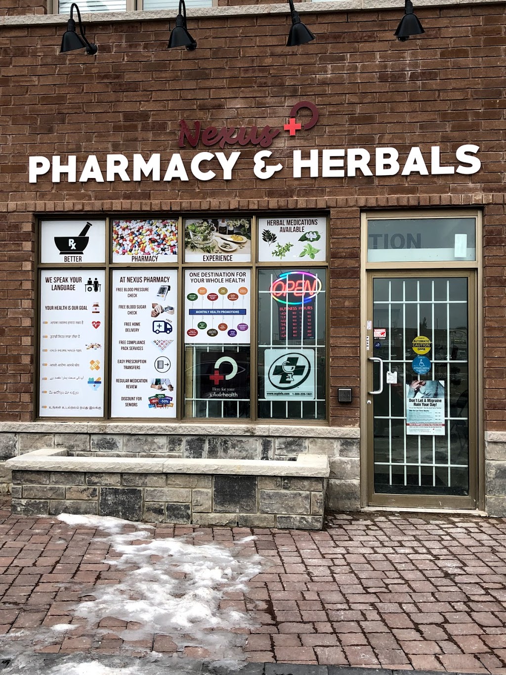 Nexus Pharmacy & Herbals (walk-in clinic-coming soon) | 166 Davenfield Circle, Unit 2 On Nexus Avenue Opposite, Dashmesh Darbar, Brampton, ON L6P 4L9, Canada | Phone: (905) 915-9171
