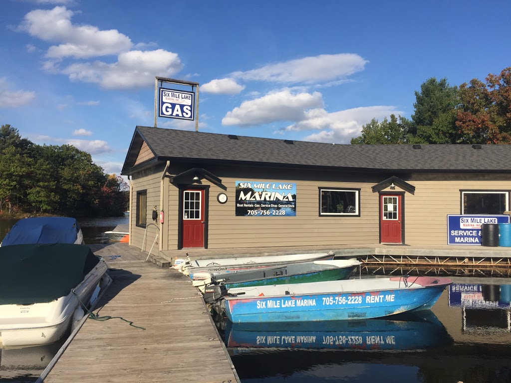 Six Mile Lake Marina | 104 Vollicks Rd, Port Severn, ON L0K 1S0, Canada | Phone: (705) 756-2228