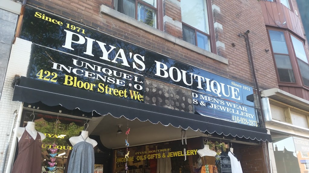 Piyas Boutique | 422 Bloor St W, Toronto, ON M5S 1X5, Canada | Phone: (416) 928-2873
