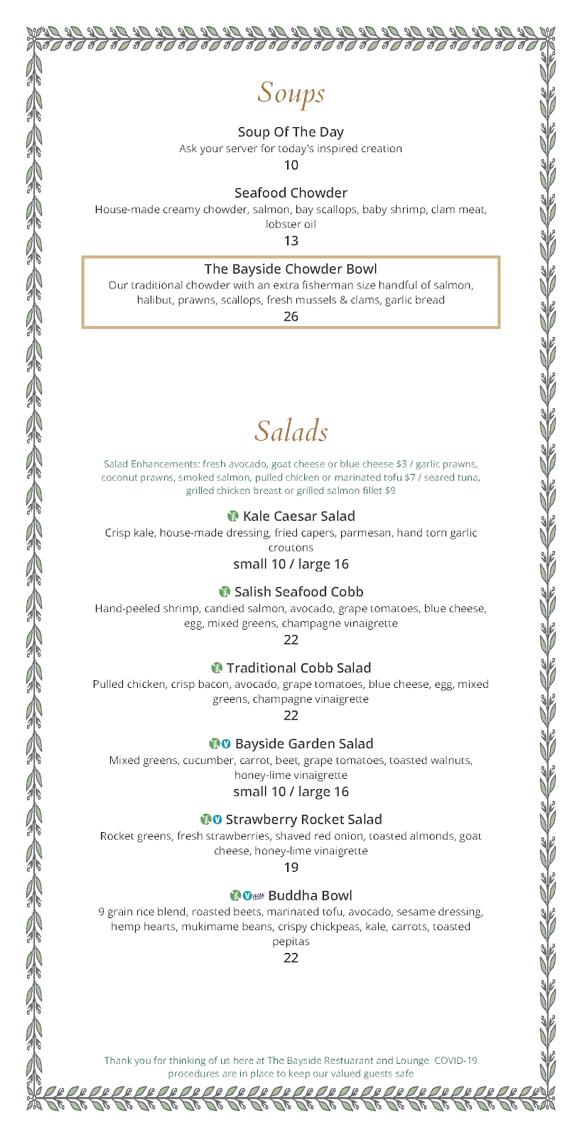 The Bayside Restaurant & Lounge | 240 Dogwood St, Parksville, BC V9P 2H5, Canada | Phone: (250) 905-0101