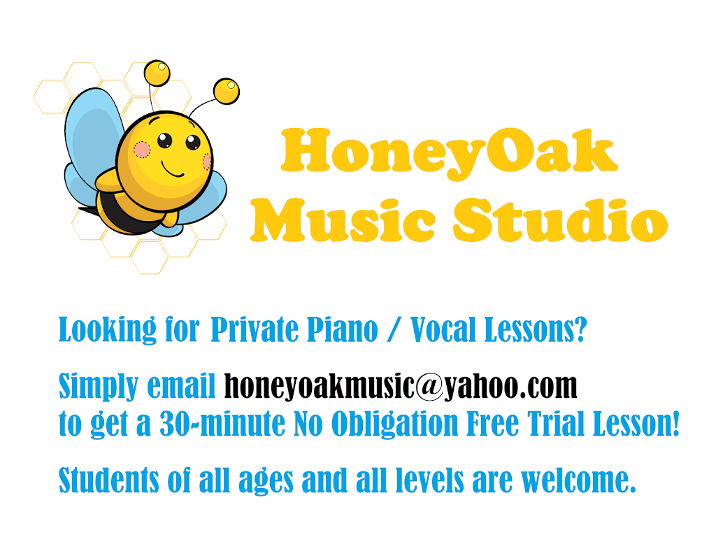 HoneyOak Music Studio | 1550 Sandpiper Rd, Oakville, ON L6M 3R7, Canada | Phone: (289) 772-8031