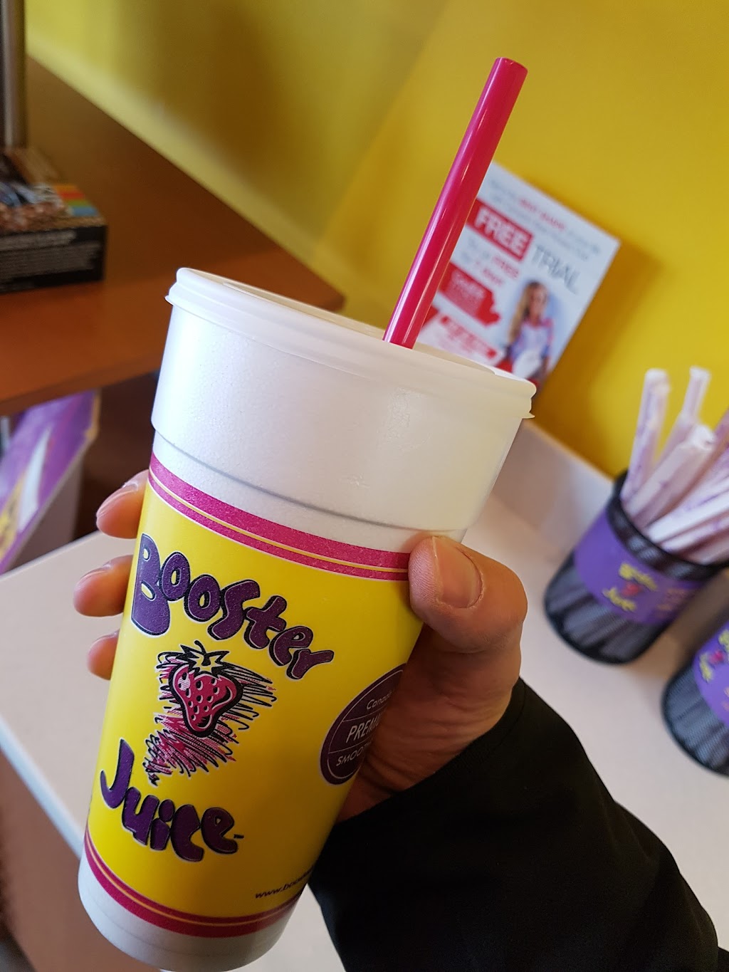 Booster Juice | 80 Courtneypark Dr E Unit K6, Mississauga, ON L5T 2Y3, Canada | Phone: (905) 795-7707