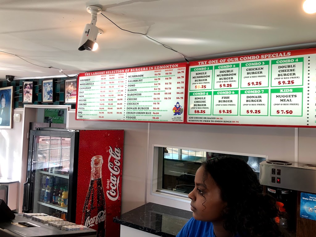 Burger Baron | 7920 118 Ave NW, Edmonton, AB T5B 0R6, Canada | Phone: (780) 474-3466