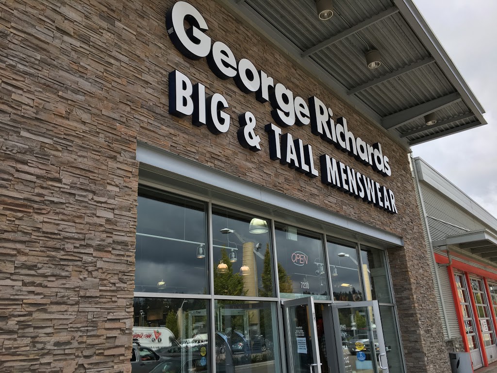 George Richards Big & Tall | 7230 Market Crossing Unit 12A, Burnaby, BC V5J 0A2, Canada | Phone: (604) 439-1670