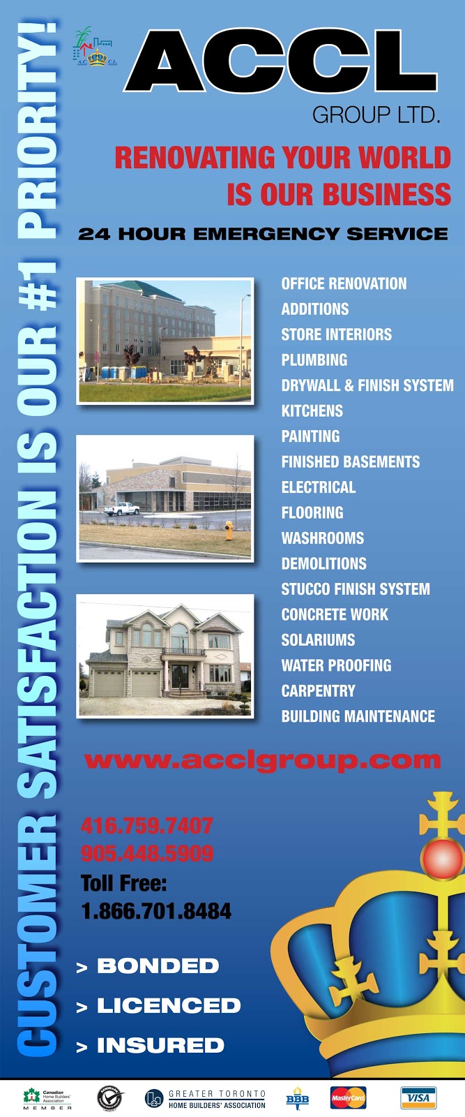 Andy Crown Construction, Home addition, Carpentry, Home Building | 6295 Mississauga Rd #212, Mississauga, ON L5N 1A5, Canada | Phone: (416) 759-7407