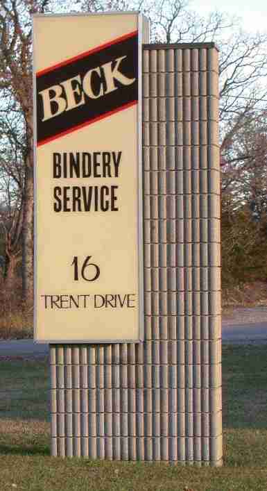 Beck Bindery Service Limited | 16 Trent Dr, Campbellford, ON K0L 1L0, Canada | Phone: (705) 653-3086