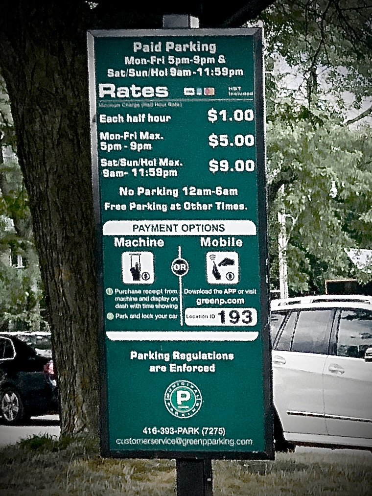 Toronto Parking Authority Green P Woodbine Beach Loop Toronto On M4l 3w6 Canada