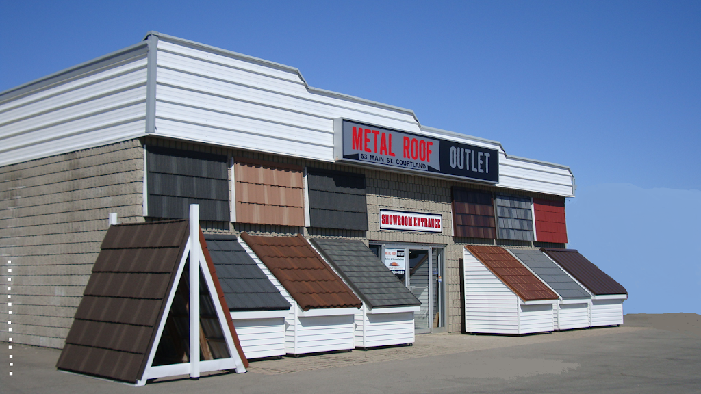 Metal Roof Outlet | roofing contractor | 63 Main Street, Courtland, ON N0J 1E0, Canada | 5196882512 OR +1 519-688-2512