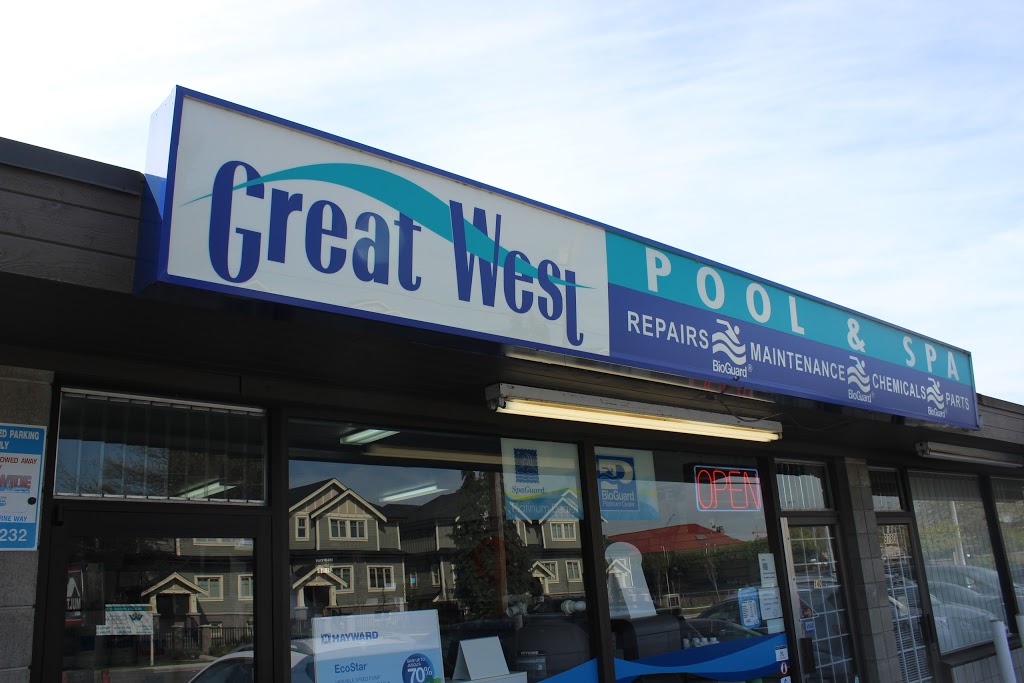 Great West Pool & Spa Ltd | 9780 Cambie Rd, Richmond, BC V6X 1K4, Canada | Phone: (604) 232-4501