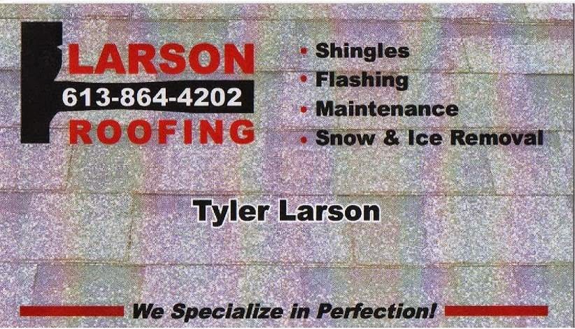 LARSON ROOFING | St Joseph Blvd, Orléans, ON K1C 1T1, Canada | Phone: (613) 864-4202