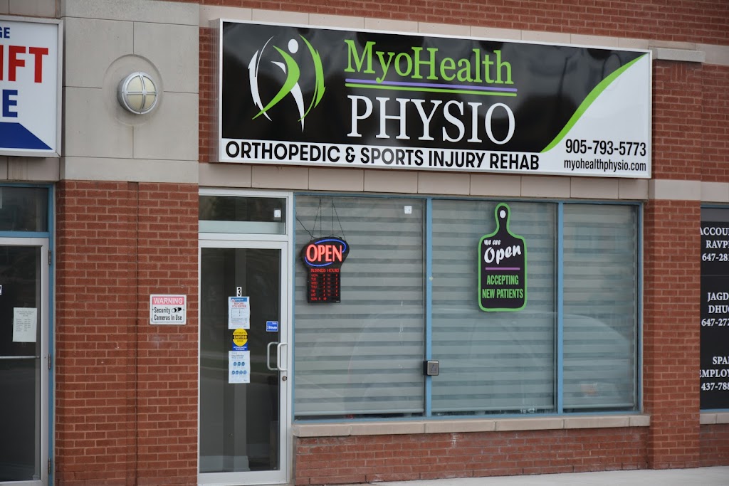 MyoHealth Physio | 18 Corporation Dr Unit 3, Brampton, ON L6S 6B5, Canada | Phone: (905) 793-5773