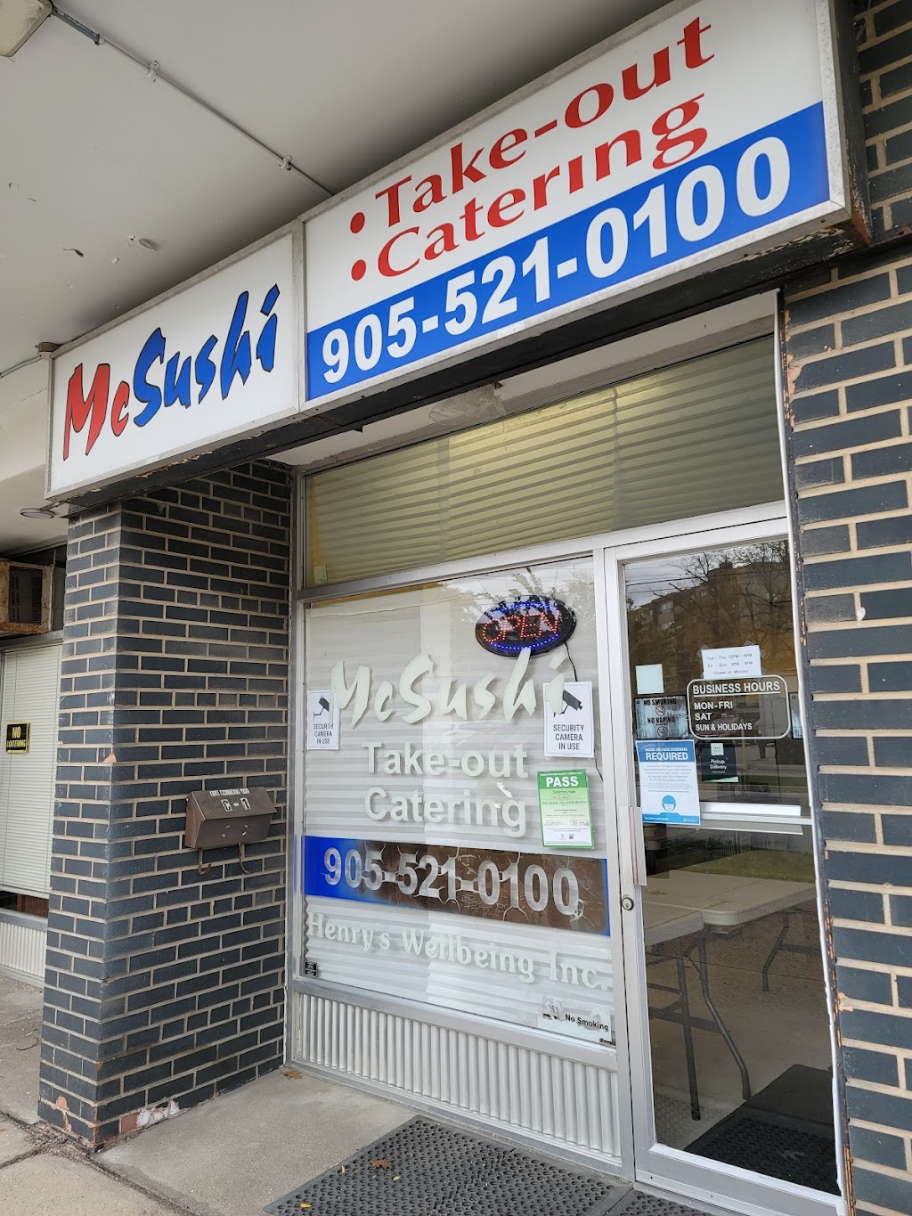 McSushi | 418 Whitney Ave, Hamilton, ON L8S 2H8, Canada | Phone: (905) 521-0100