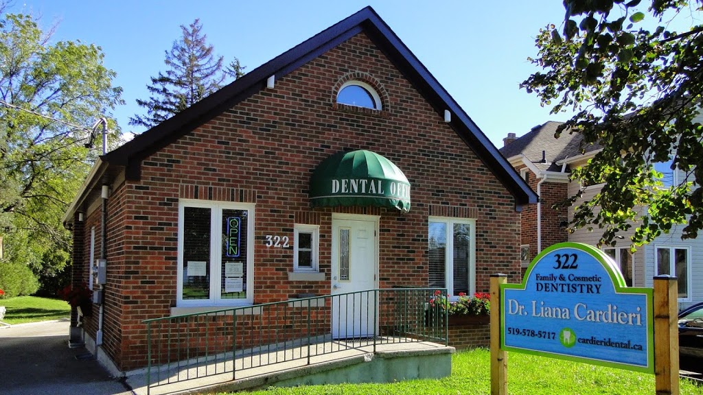 Dr. Liana Cardieri Family and Cosmetic Dentistry | 322 Lawrence Ave, Kitchener, ON N2M 1Y4, Canada | Phone: (519) 578-5717