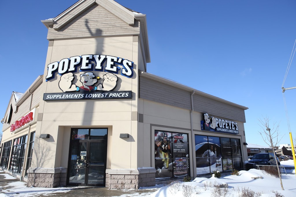 Popeyes Supplements Waterloo | 158 University Ave W #3, Waterloo, ON N2L 3E9, Canada | Phone: (519) 489-4936
