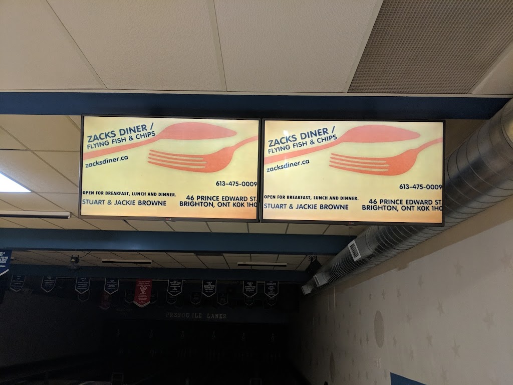 Presquile Lanes | 39 Main St, Brighton, ON K0K 1H0, Canada | Phone: (613) 475-0644